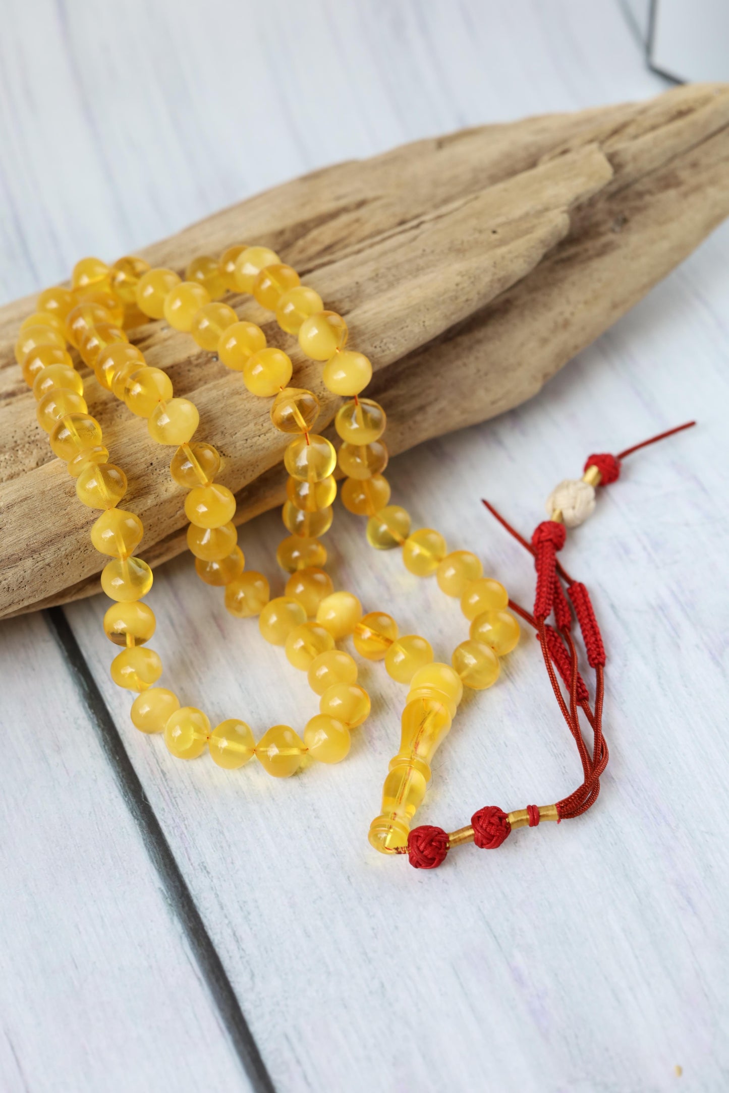 Unique Multicolor Amber Misbah – 66 Beads Istanbul Shape