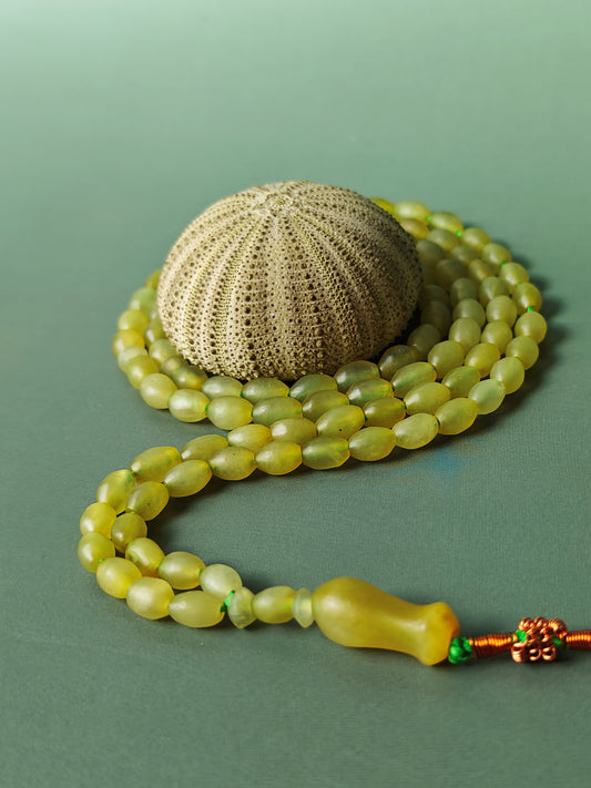 Afghani Shah Maqsood Rosary Olive Shape Pocket Size 99 Beads