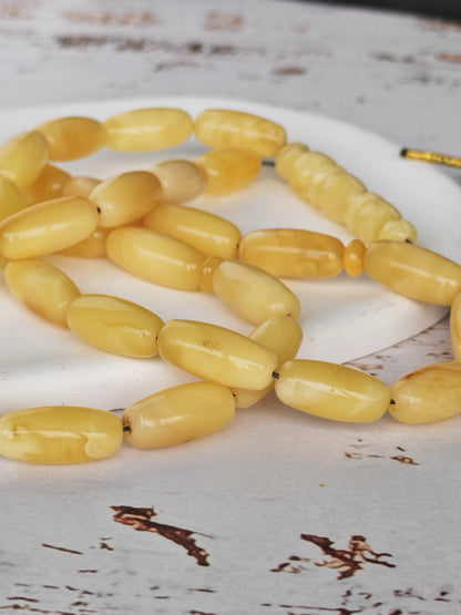 Natural Baltic Amber Rosary | Lightweight Design | Perfect for Daily Use
