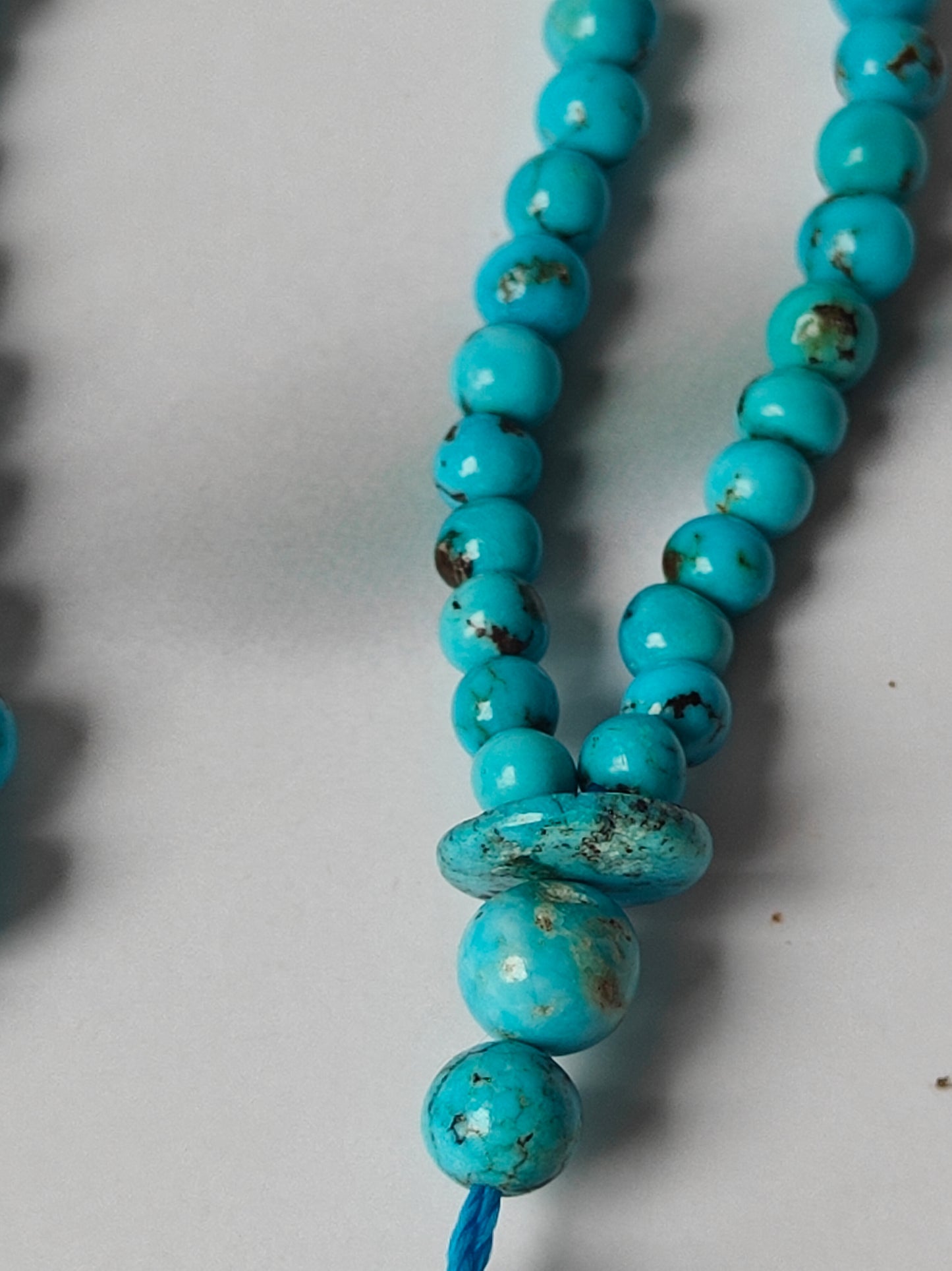 Persian Turquoise Rosary / Misbaha 66 Irregular Beads