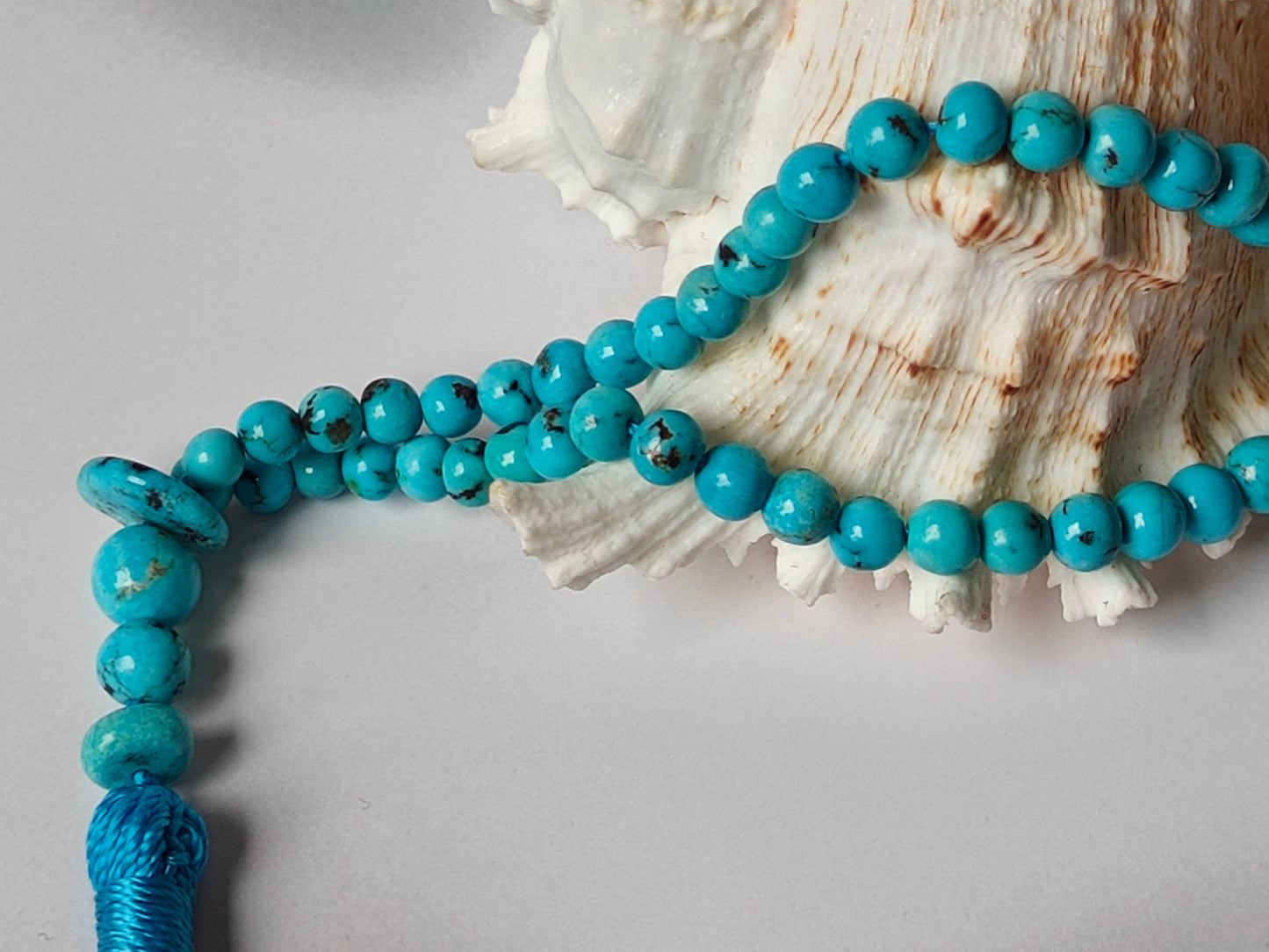 Persian Turquoise Rosary / Misbaha 66 Irregular Beads