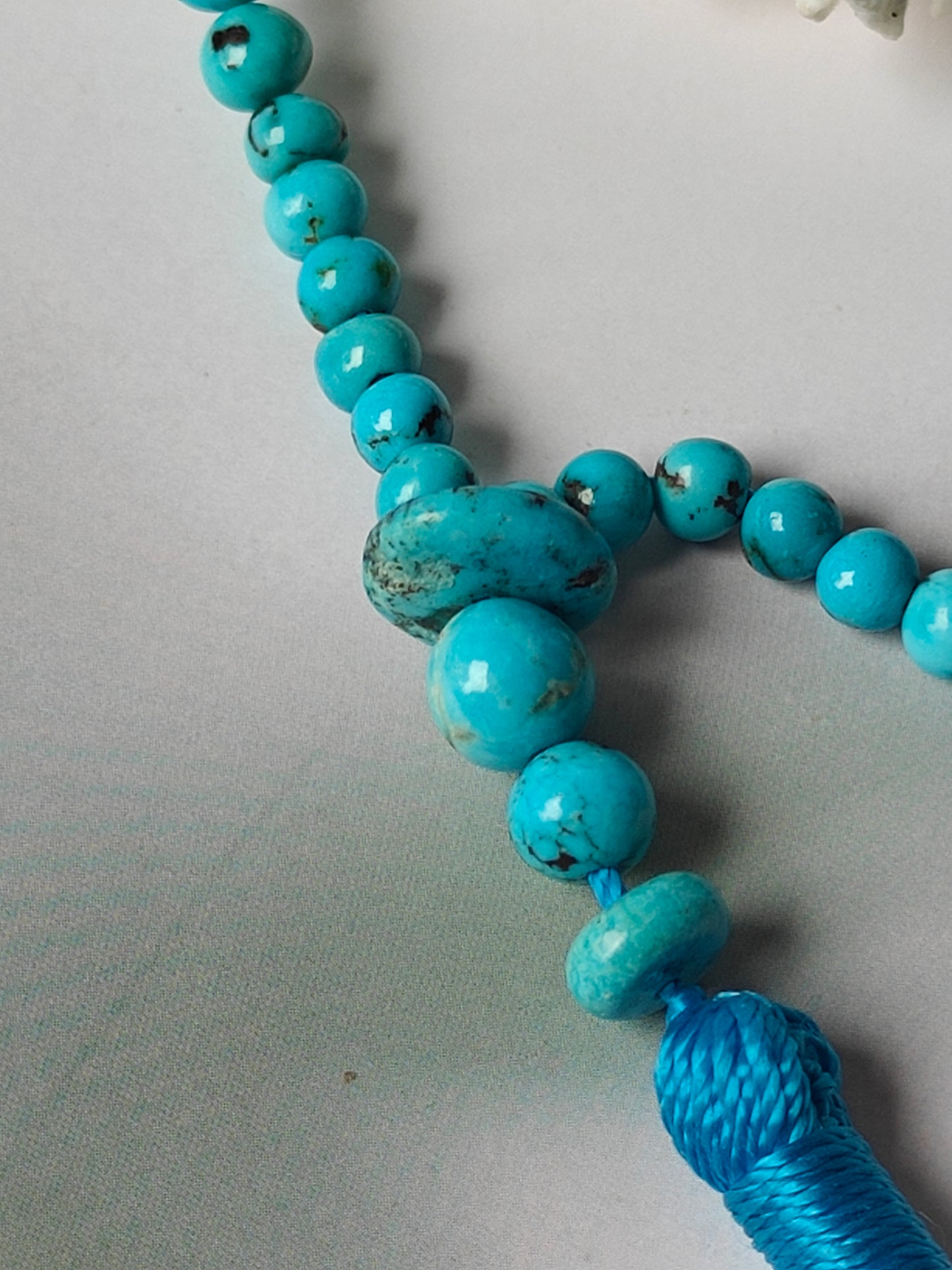 Persian Turquoise Rosary / Misbaha 66 Irregular Beads