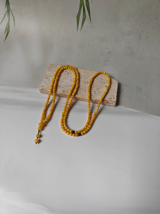 Micro Butterscotch / Honey Amber 200 beads Misbaha for Dhikr