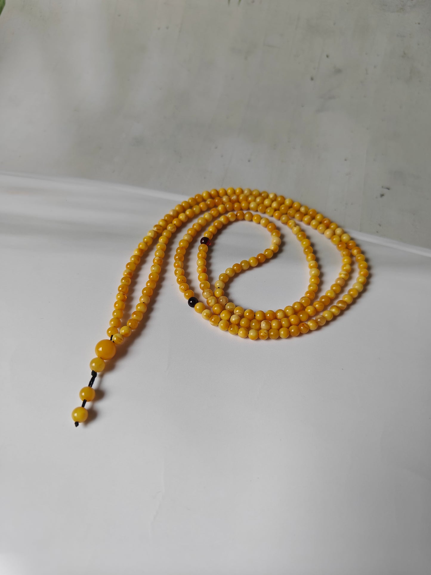 Micro Butterscotch / Honey Amber 200 beads Misbaha for Dhikr