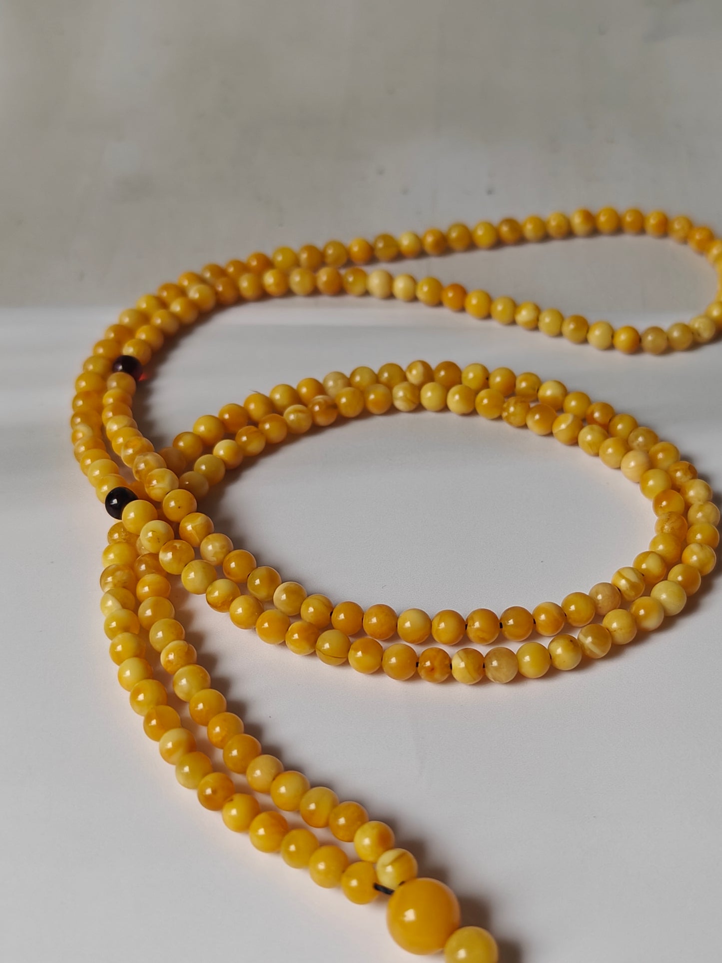 Micro Butterscotch / Honey Amber 200 beads Misbaha for Dhikr