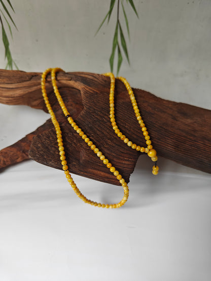 Micro Butterscotch / Honey Amber 200 beads Misbaha for Dhikr