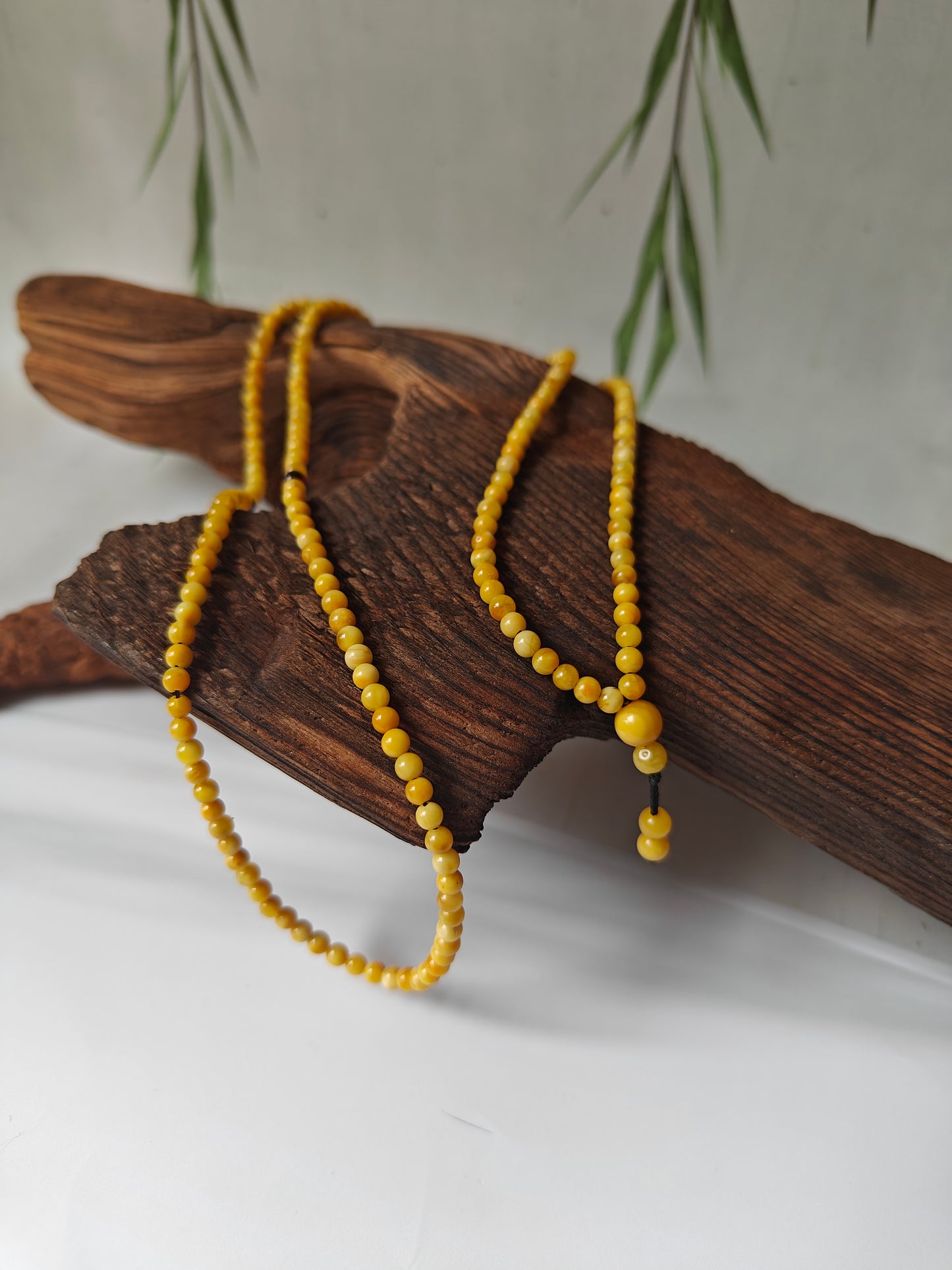 Micro Butterscotch / Honey Amber 200 beads Misbaha for Dhikr