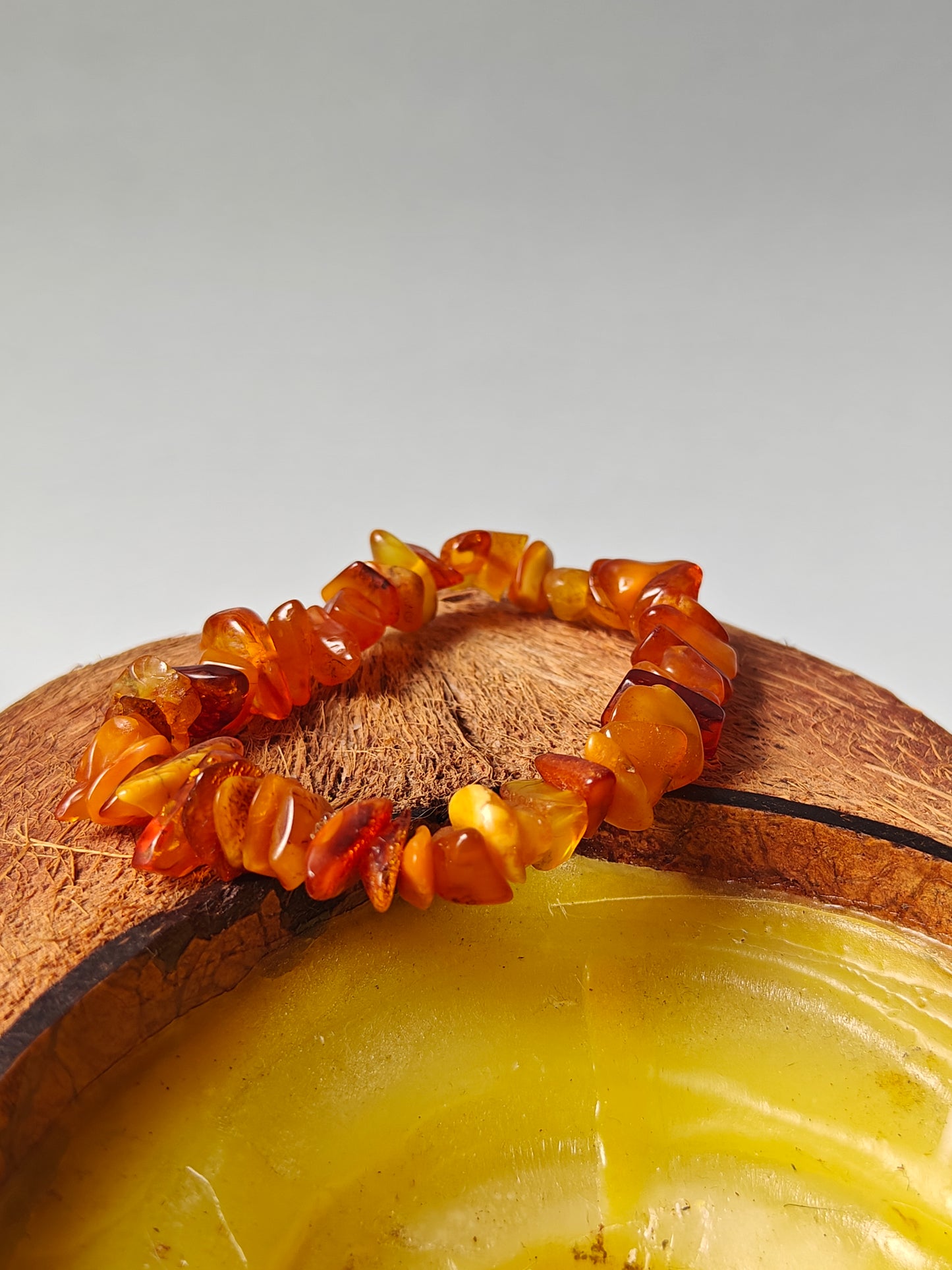 Raw Multicolor Natural Irregular Amber Bracelet