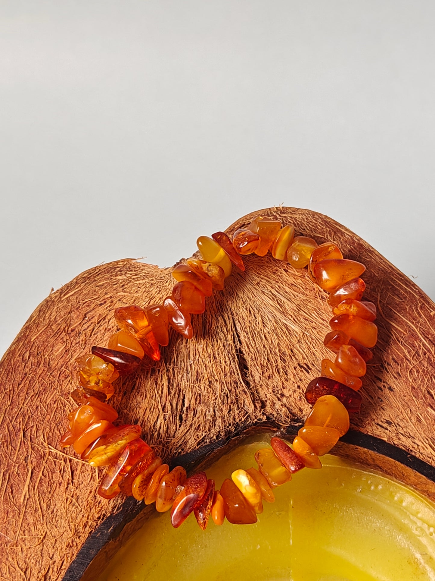 Raw Multicolor Natural Irregular Amber Bracelet