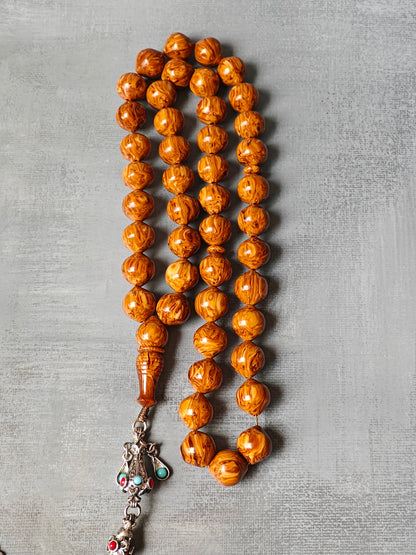 Highly Collectible German Savannah Cat Bakelite Tasbih 45 Beads