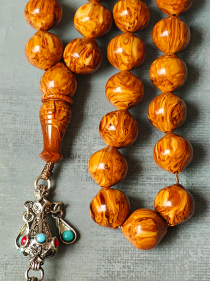 Highly Collectible German Savannah Cat Bakelite Tasbih 45 Beads