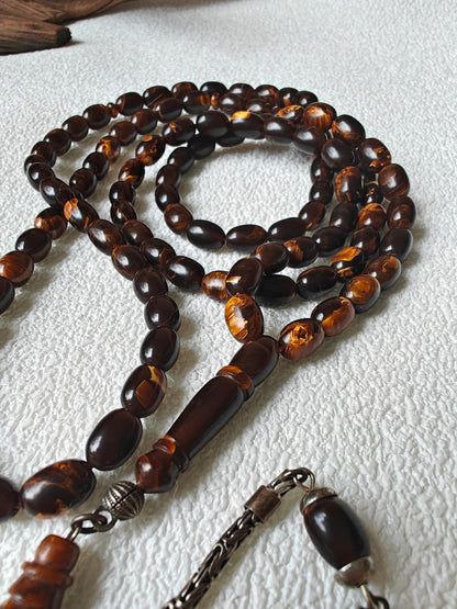 Rare Antique American Galaxy Bakelite Rosary 101 Beads