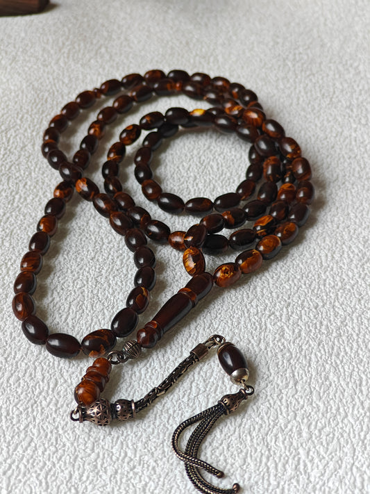 Rare Antique American Galaxy Bakelite Rosary 101 Beads