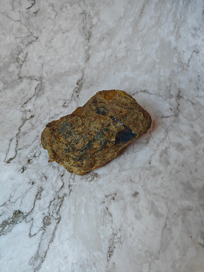 Raw Natural Blue Dominican Amber Piece 221g