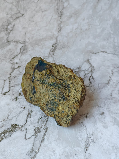 Raw Natural Blue Dominican Amber Piece 221g