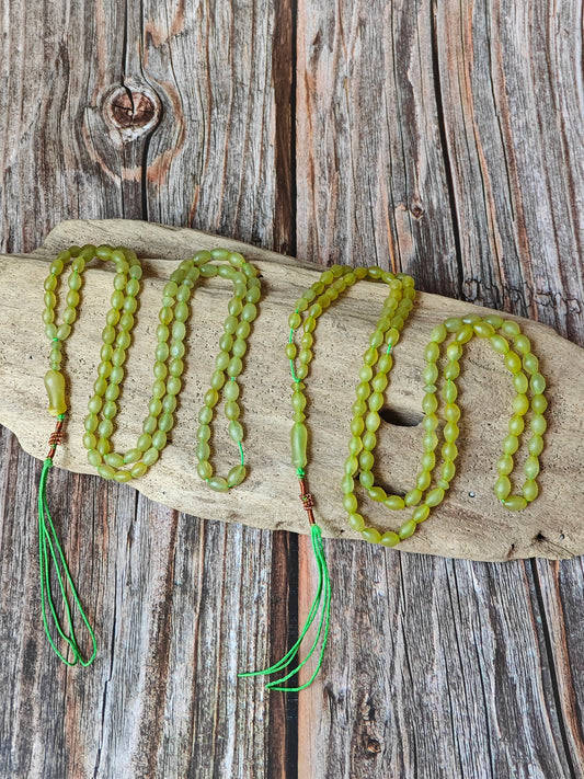 Afghani Shah Maqsood Rosary Olive Shape Pocket Size 99 Beads