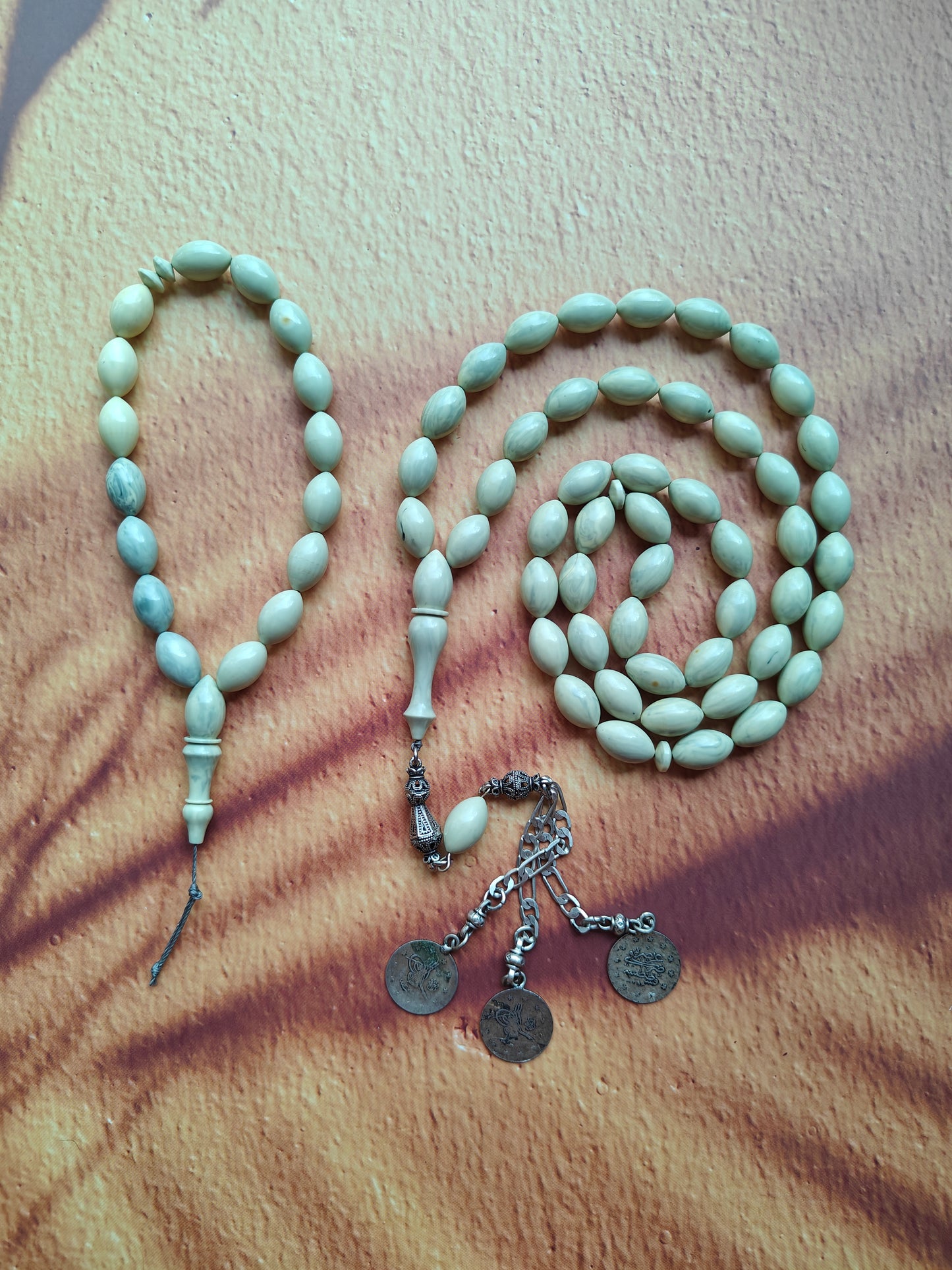 Vintage Chernobyl Bakelite Tasbih – 49 Beads + 17 spare