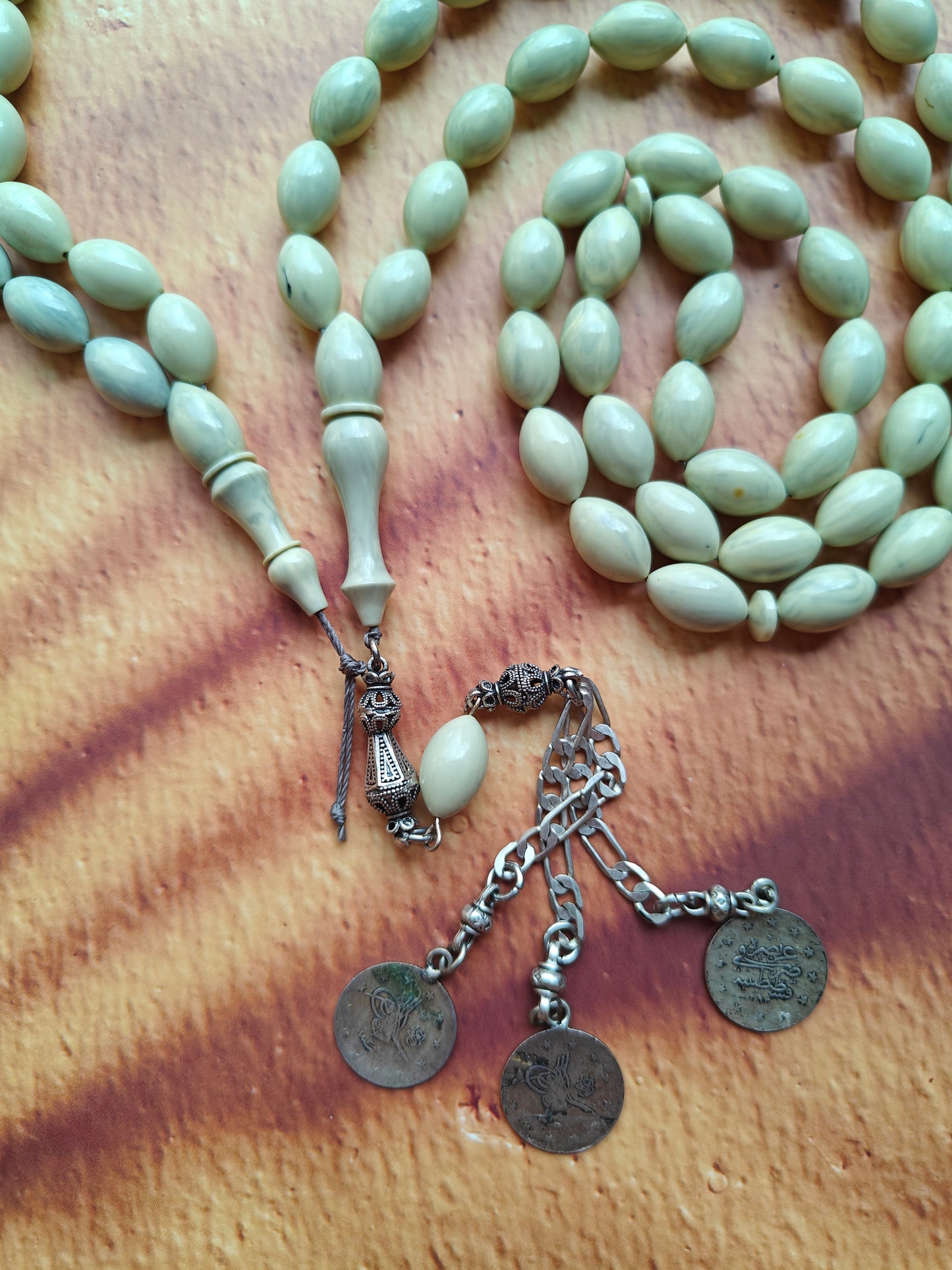 Vintage Chernobyl Bakelite Tasbih – 49 Beads + 17 spare