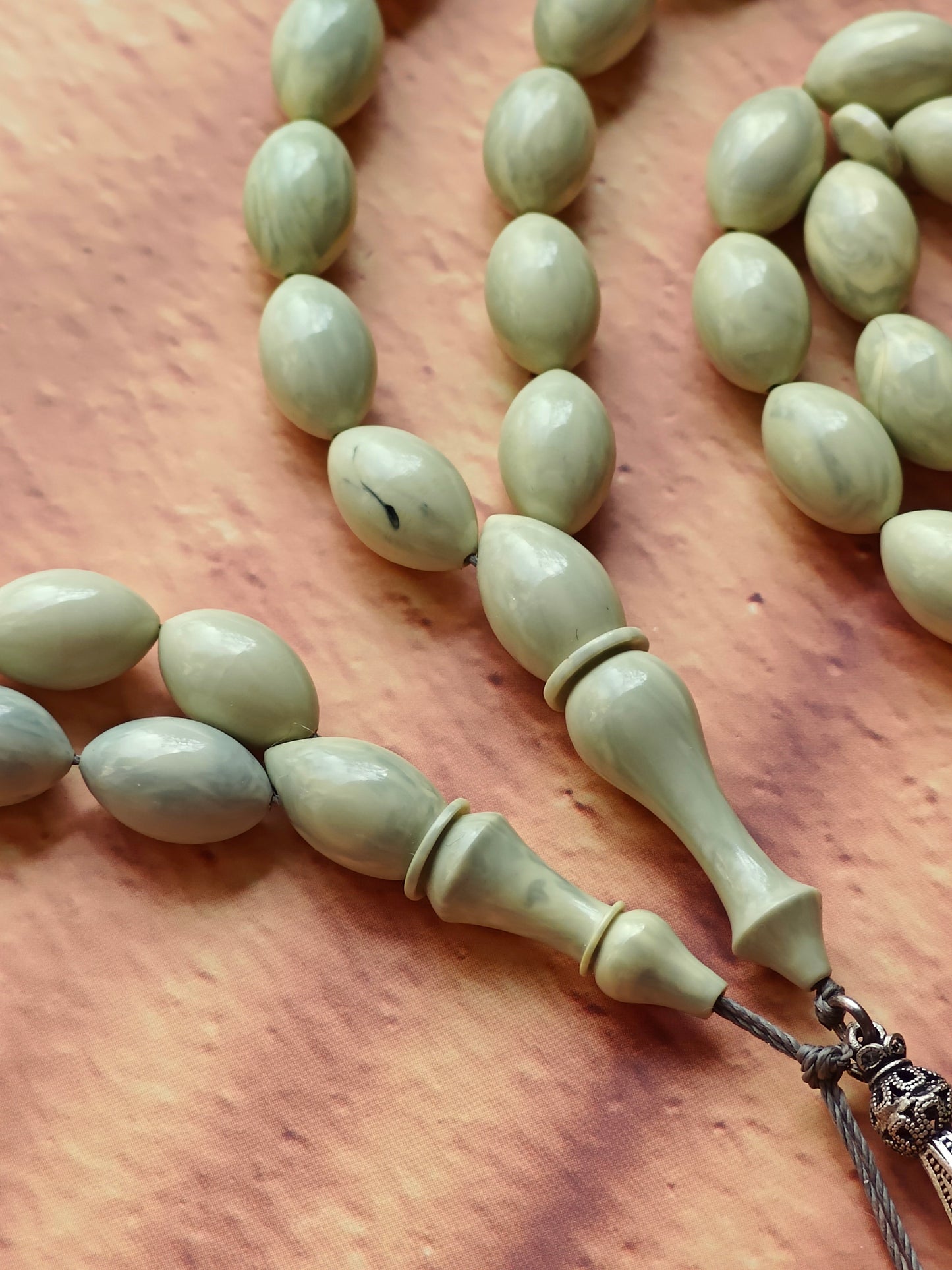 Vintage Chernobyl Bakelite Tasbih – 49 Beads + 17 spare