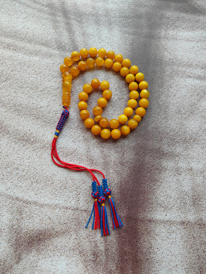Aged Butterscotch & Honey Amber Tasbih – 45 Beads