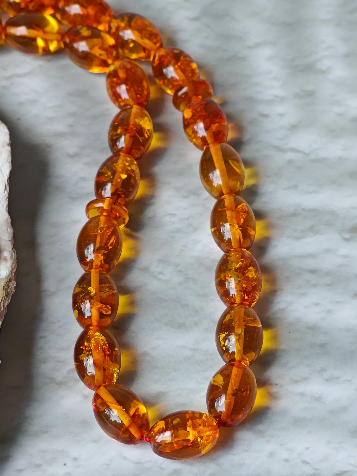 Vintage Cognac & Citron Amber Tasbih – 33 Beads