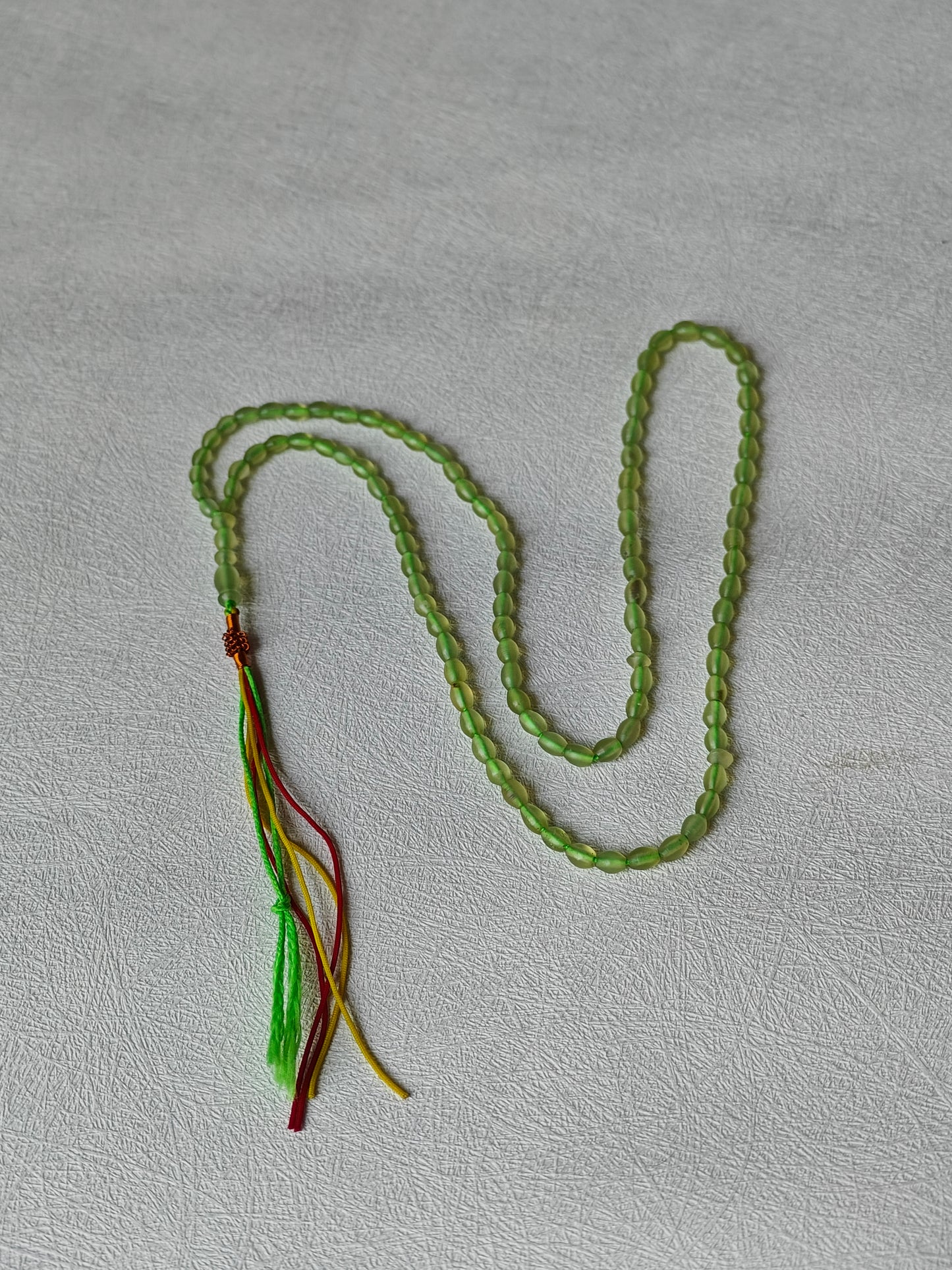 Micro Light Green Shah Maqsood Rosary – 100 Beads