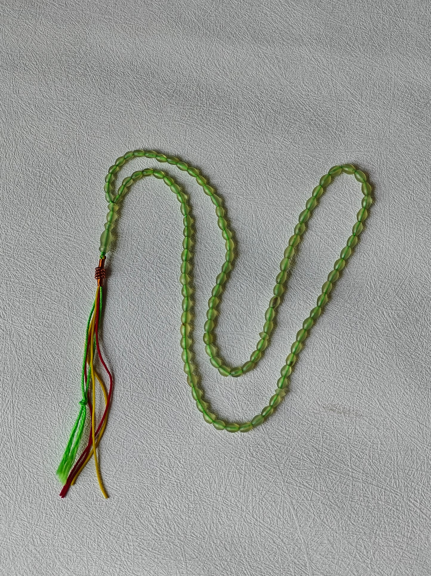 Micro Light Green Shah Maqsood Rosary – 100 Beads