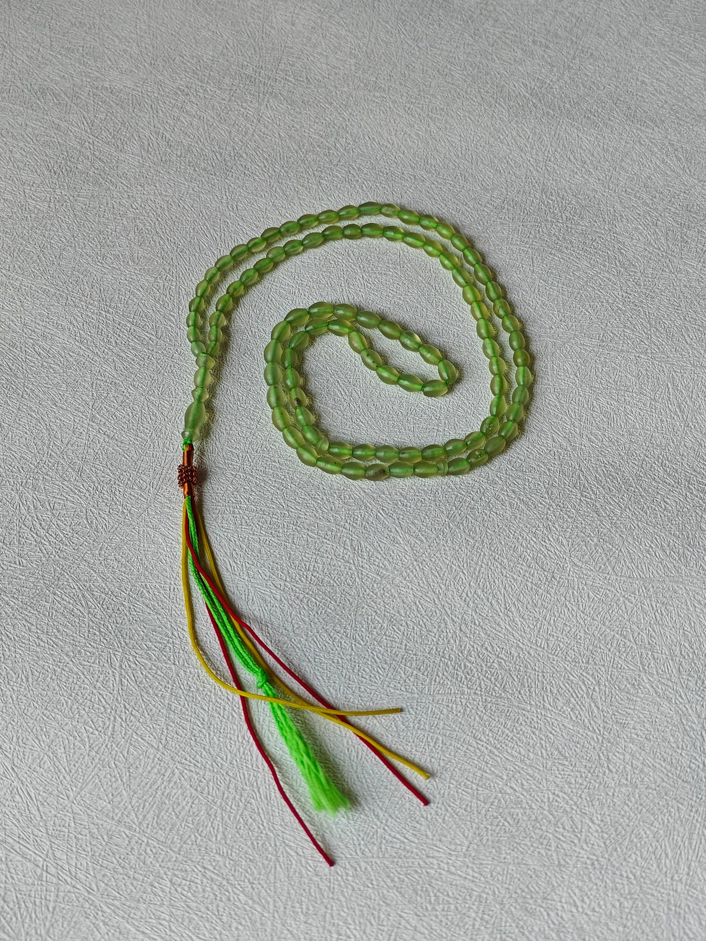 Micro Light Green Shah Maqsood Rosary – 100 Beads