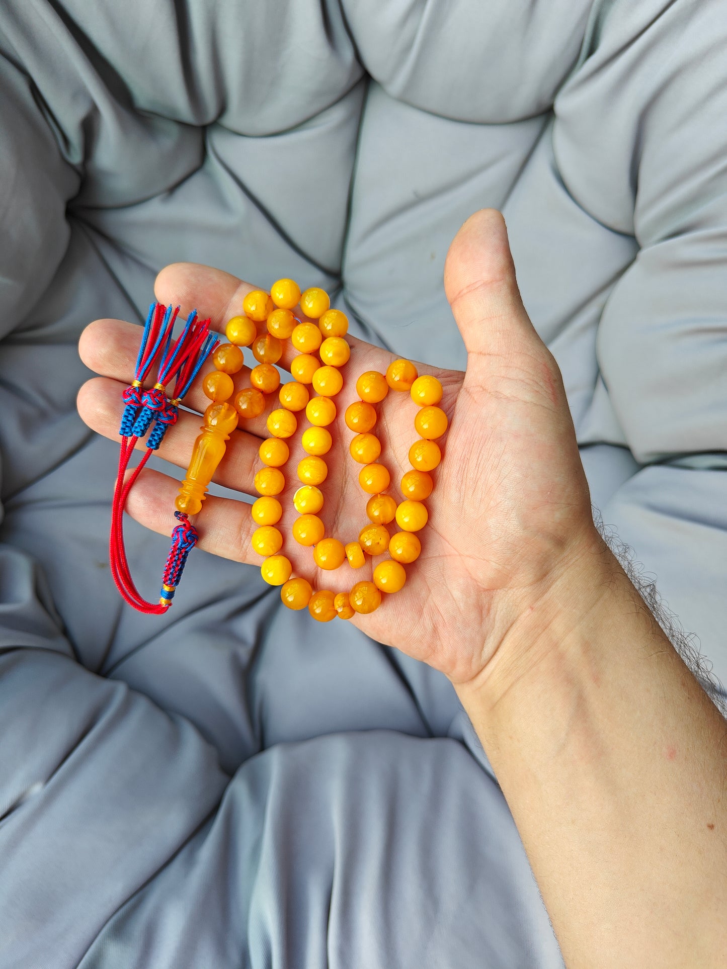 Aged Butterscotch & Honey Amber Tasbih – 45 Beads