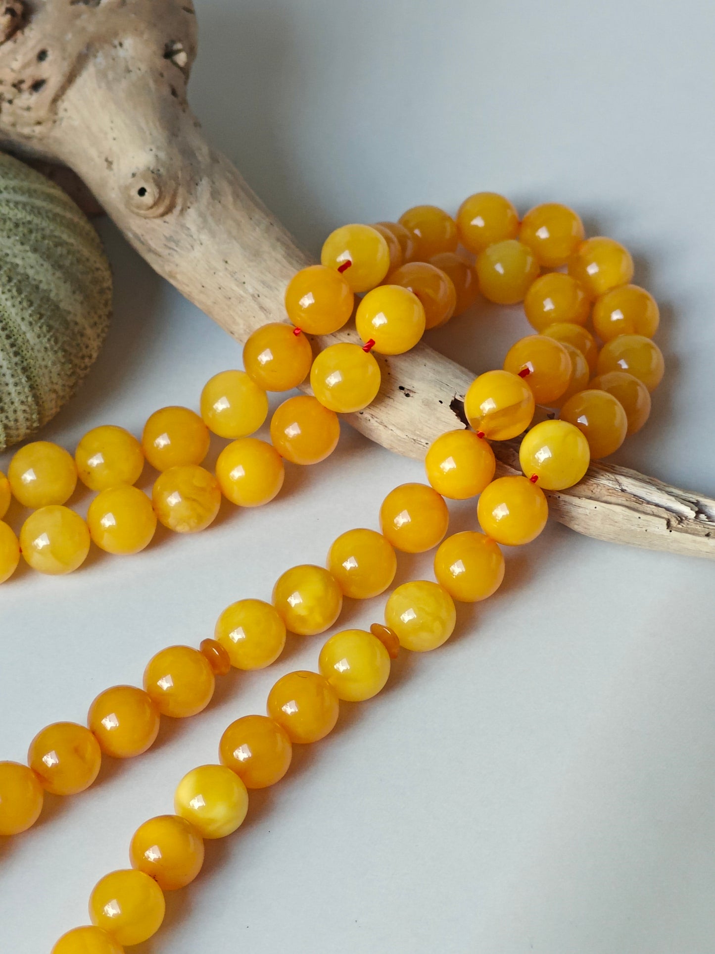 Aged Butterscotch & Honey Amber Tasbih – 66 Beads