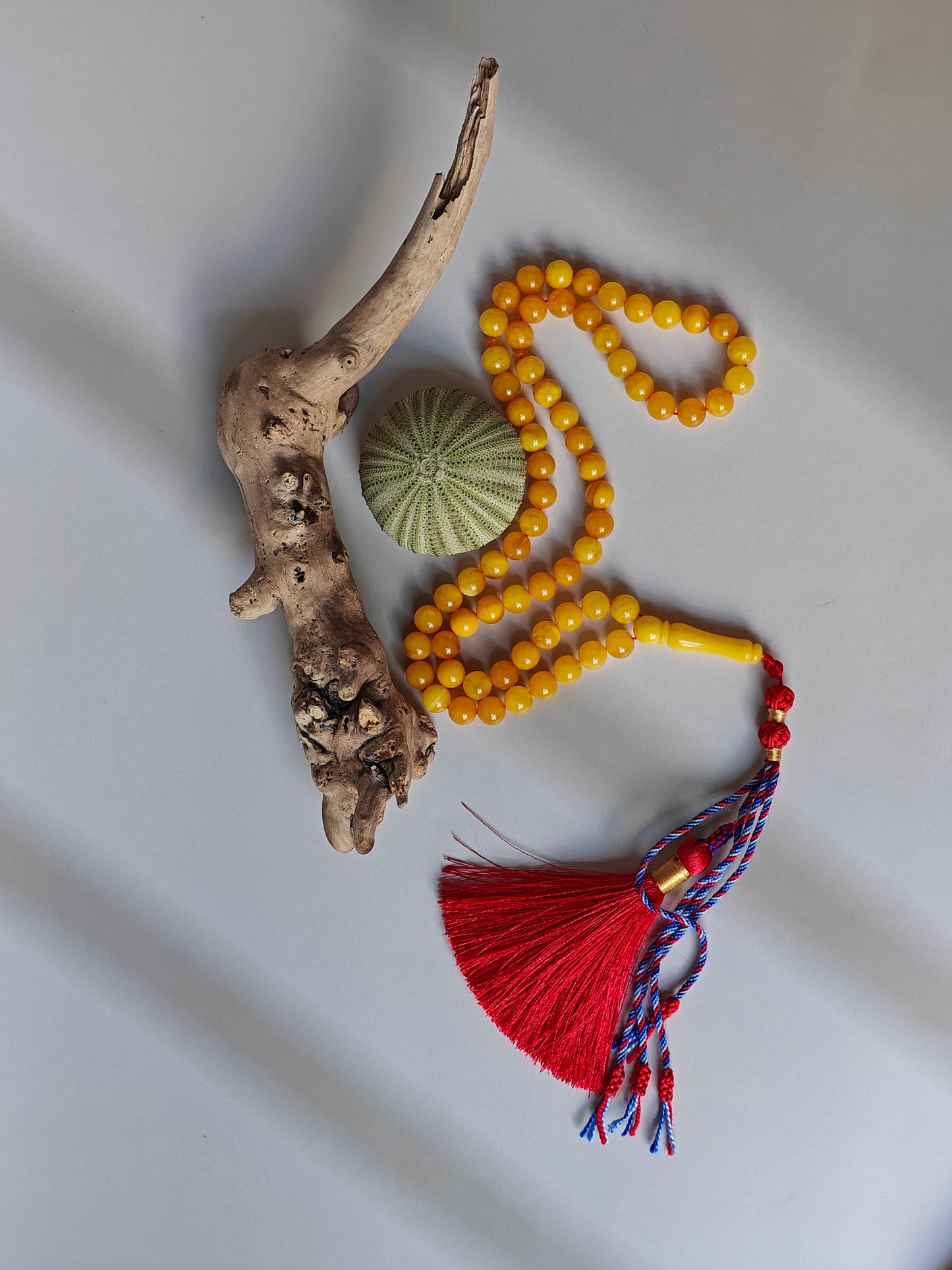 Aged Butterscotch & Honey Amber Tasbih – 66 Beads