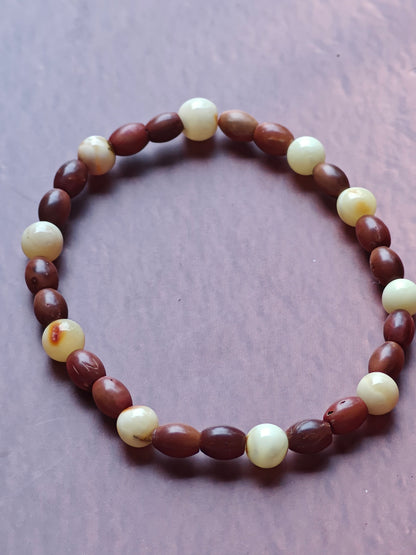 Kokka Seed & Milk Amber Beaded Bracelet