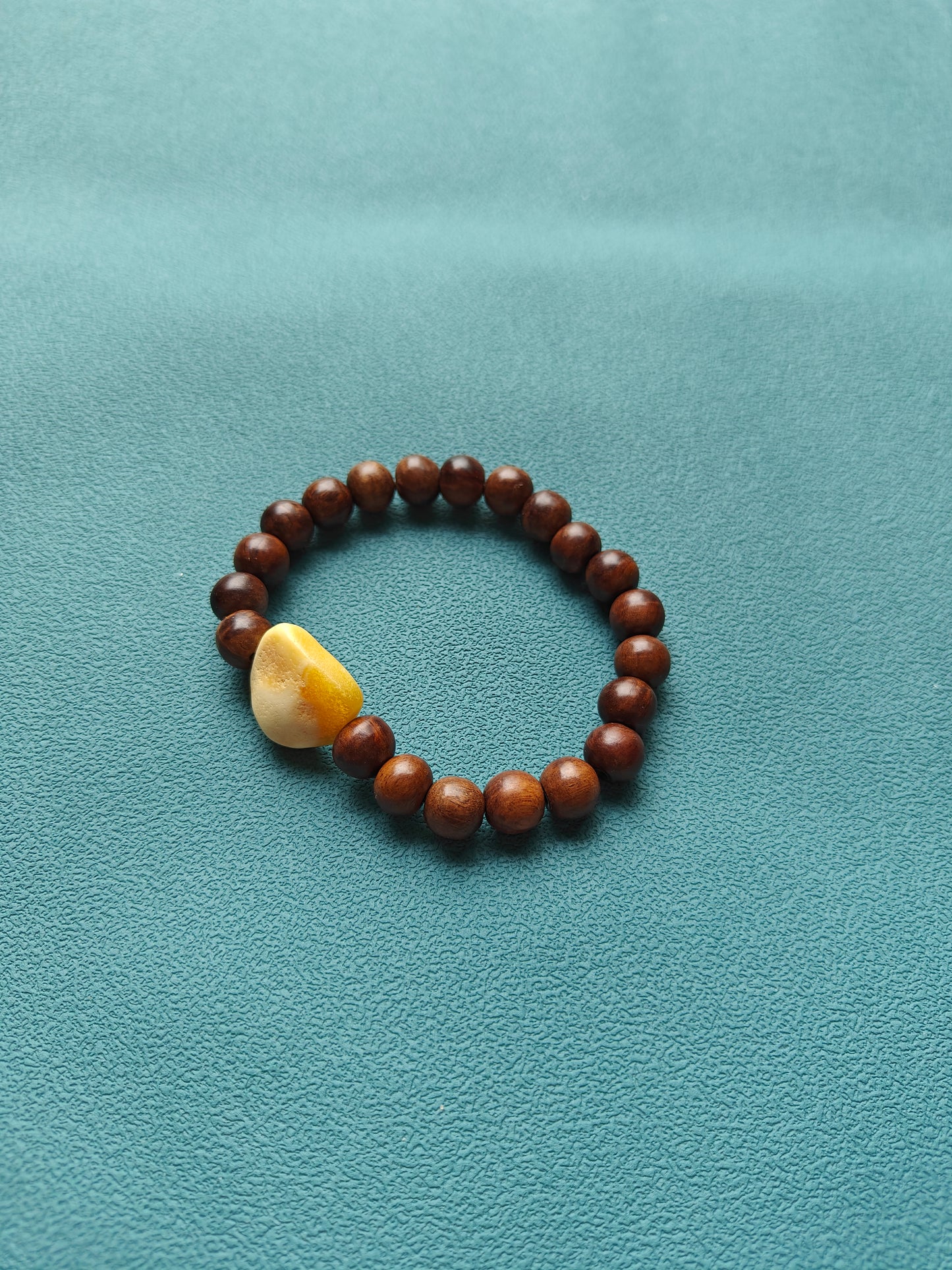 Kokka Seed & Raw Royal White Amber Bracelet