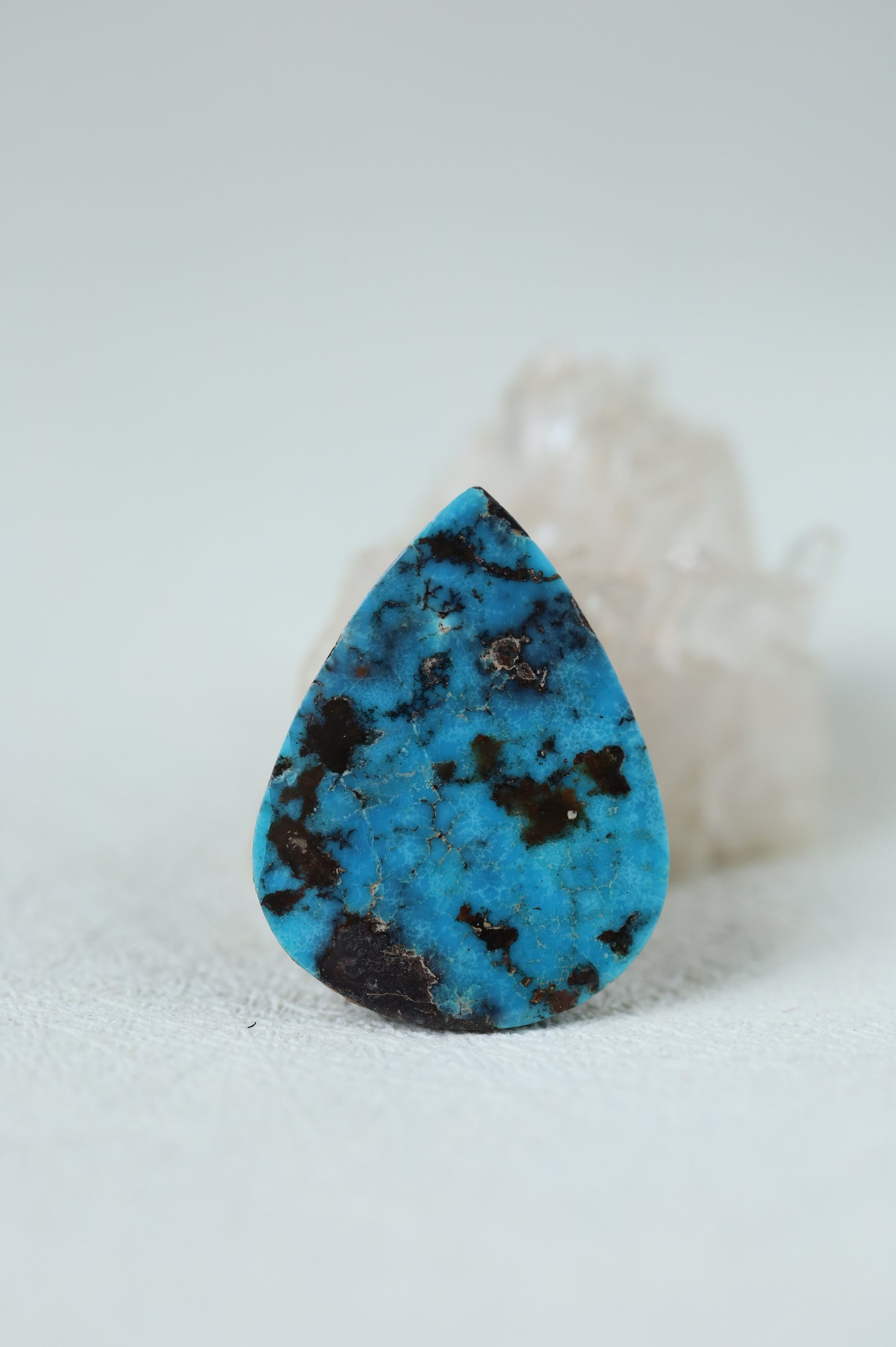 Raw Natural Persian Turquoise Cabochon from Neyshabur