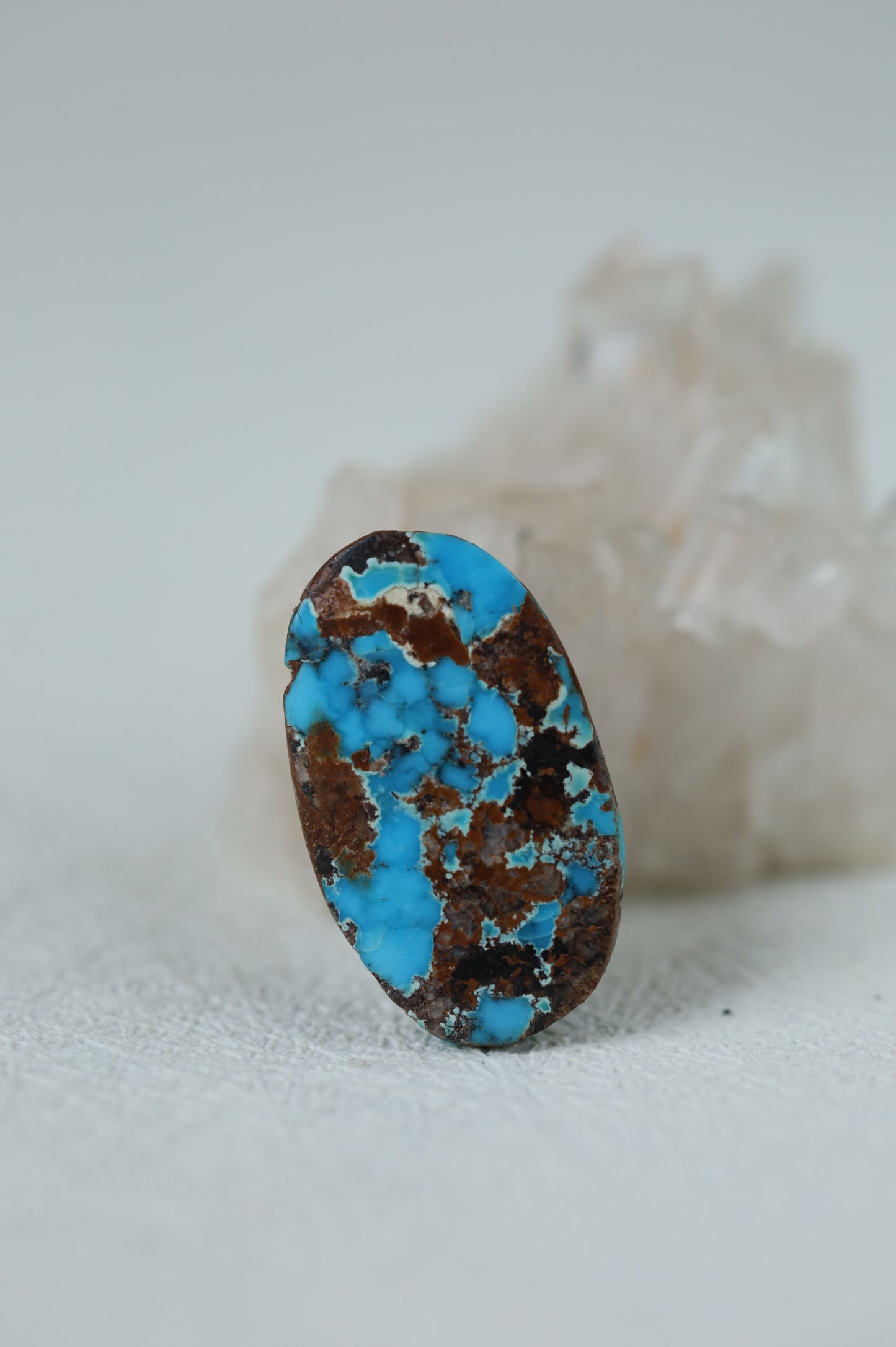 Raw Natural Persian Turquoise Cabochon from Neyshabur