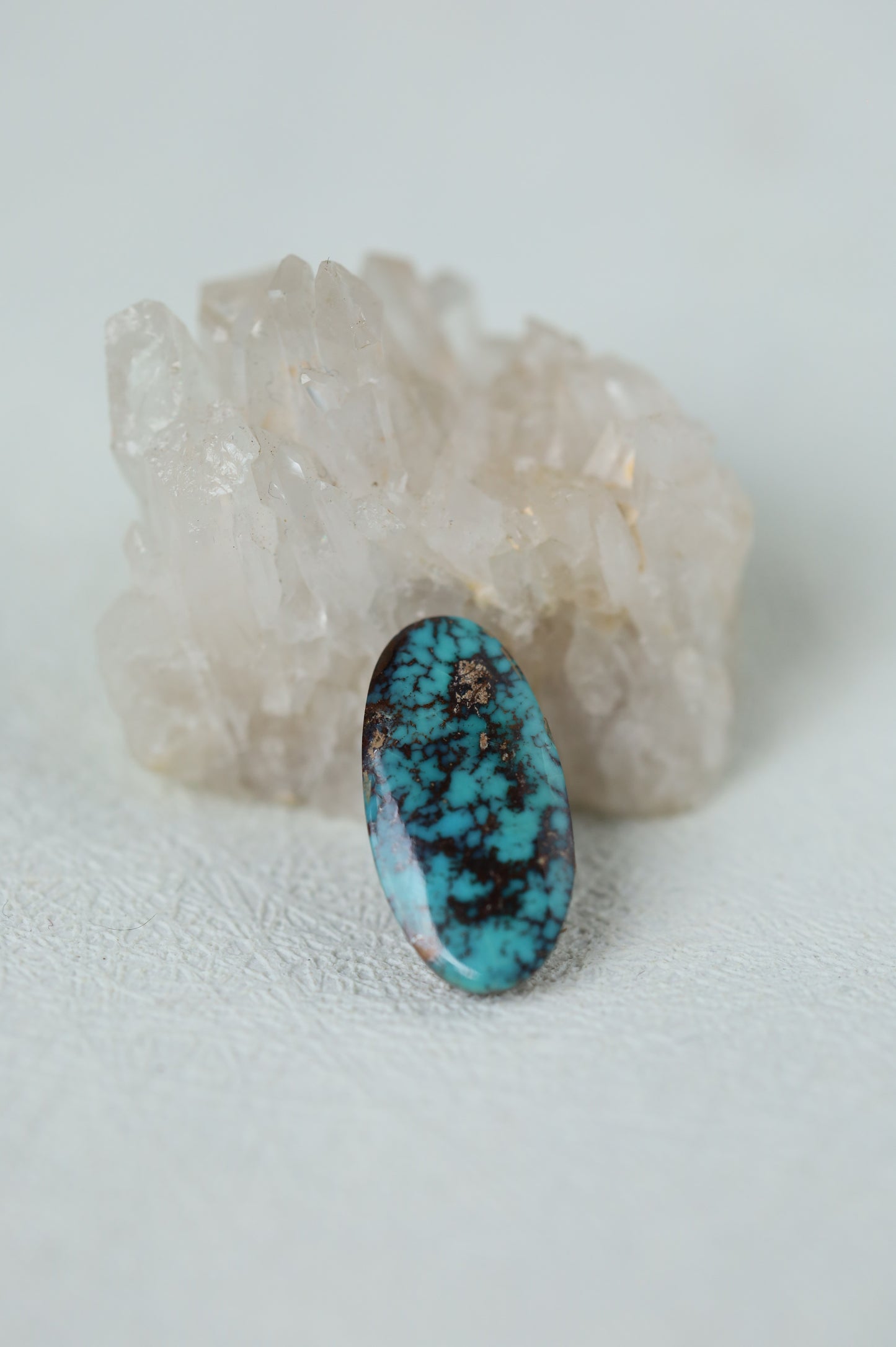 Raw Natural Persian Turquoise Cabochon from Neyshabur