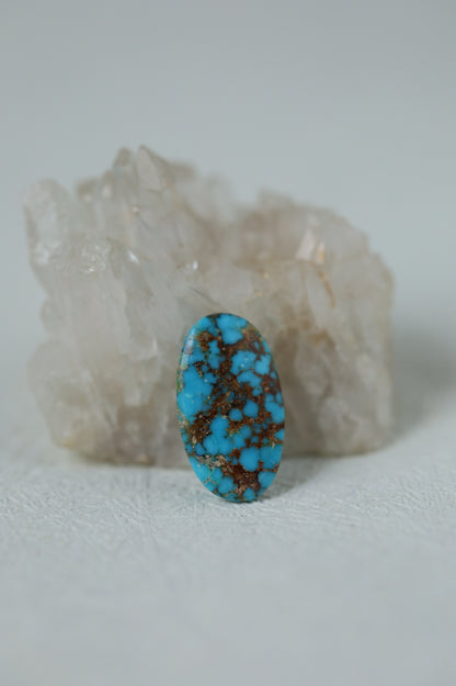 Raw Natural Persian Turquoise Cabochon from Neyshabur