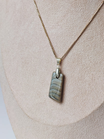 Striped Flint Pendant