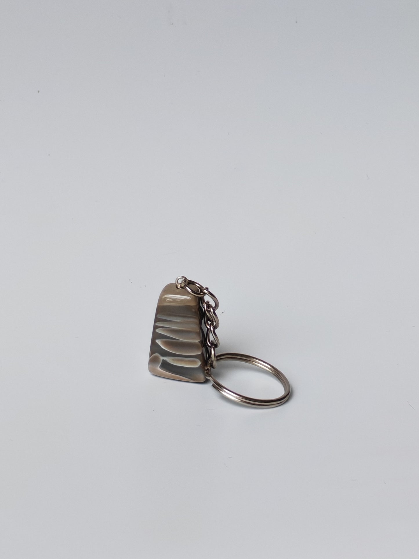 Striped Flint Keychain | Monolith Stone Design