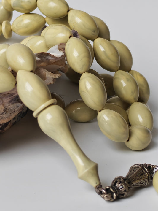 Vintage Chernobyl Bakelite Tasbih – 49 Beads + 17 spare