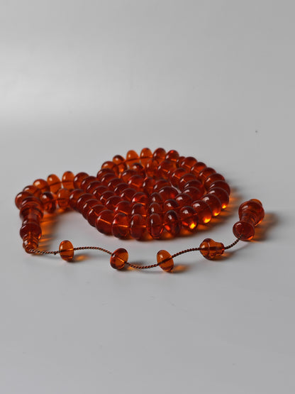 German Bakelite Donut Tasbih – 61 Beads, 76g