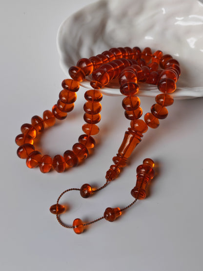 German Bakelite Donut Tasbih – 61 Beads, 76g