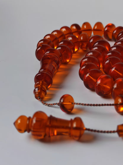 German Bakelite Donut Tasbih – 61 Beads, 76g