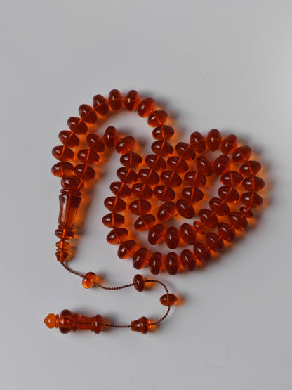 German Bakelite Donut Tasbih – 61 Beads, 76g
