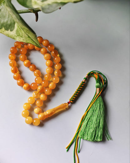 Half-Half Gradient Amber Rosary | 45 Beads