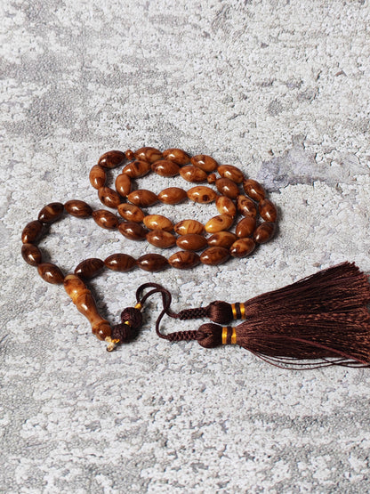 American Bakelite Olive-Shaped Tasbih – 41 Beads