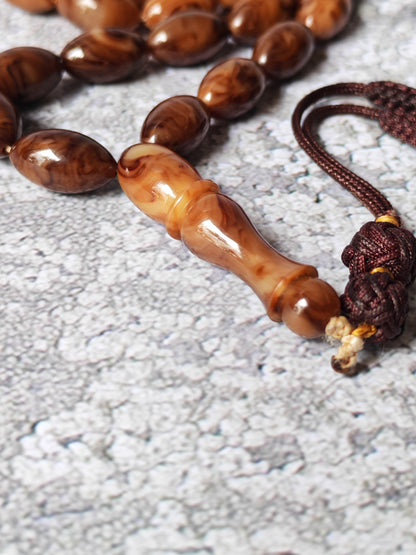 American Bakelite Olive-Shaped Tasbih – 41 Beads