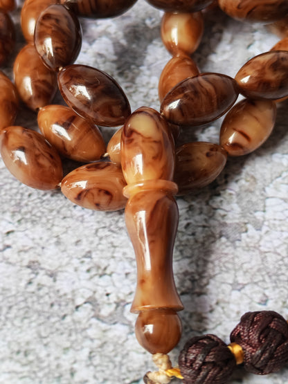 American Bakelite Olive-Shaped Tasbih – 41 Beads