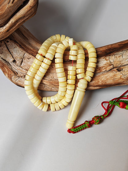 Amber Rosary – 99 Beads | Milk & White Donut Discs