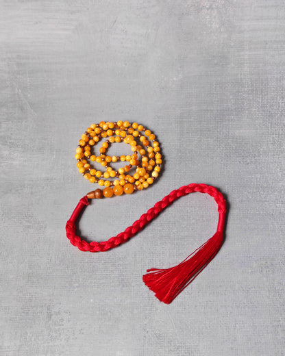 Super Micro 3.5mm Natural Amber Tasbih | 99 Beads